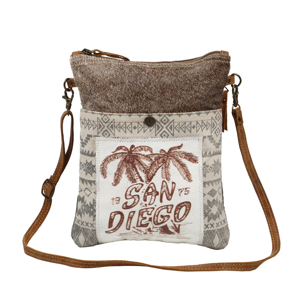 San Diego Print Small & Cross Body Bag - Myra Bags