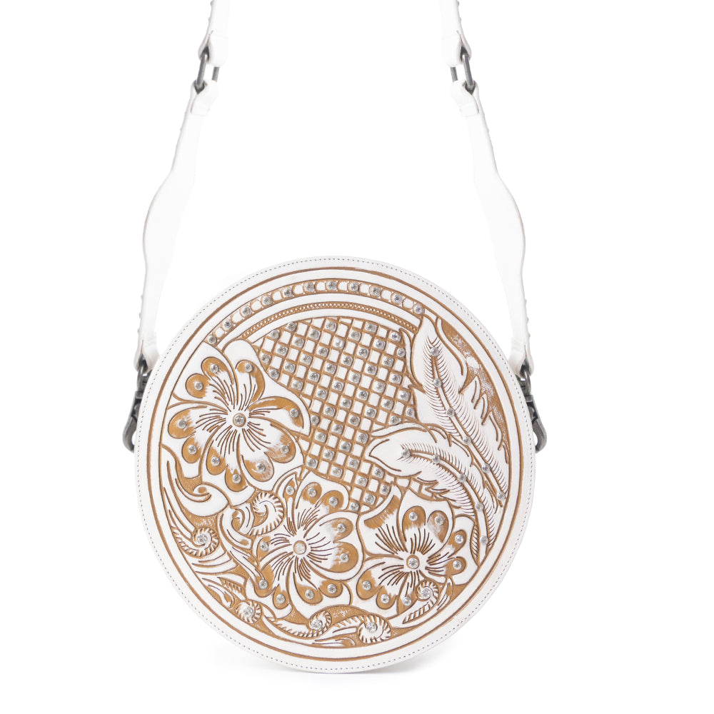 Sparkling Desert Moon Round Bag