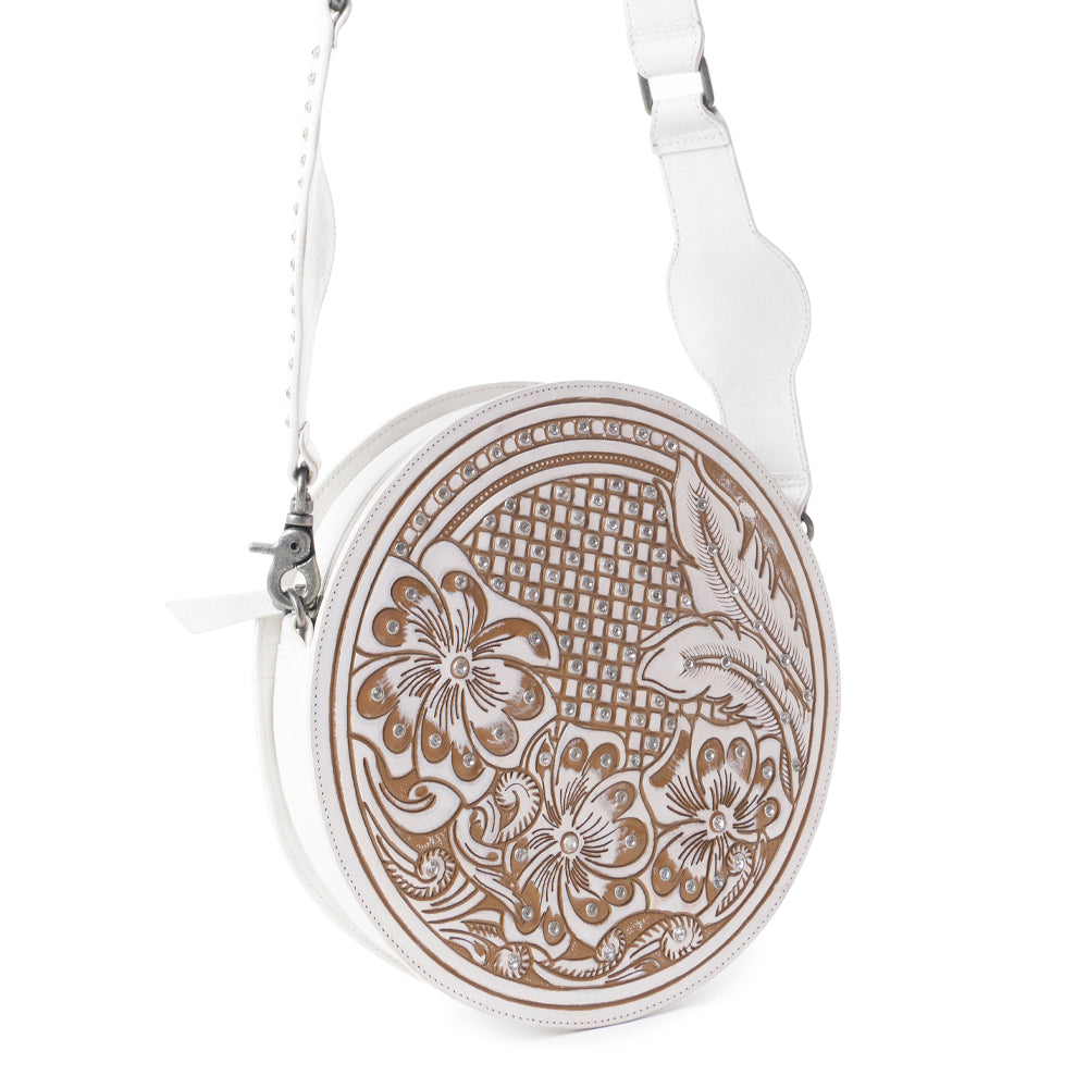 Sparkling Desert Moon Round Bag