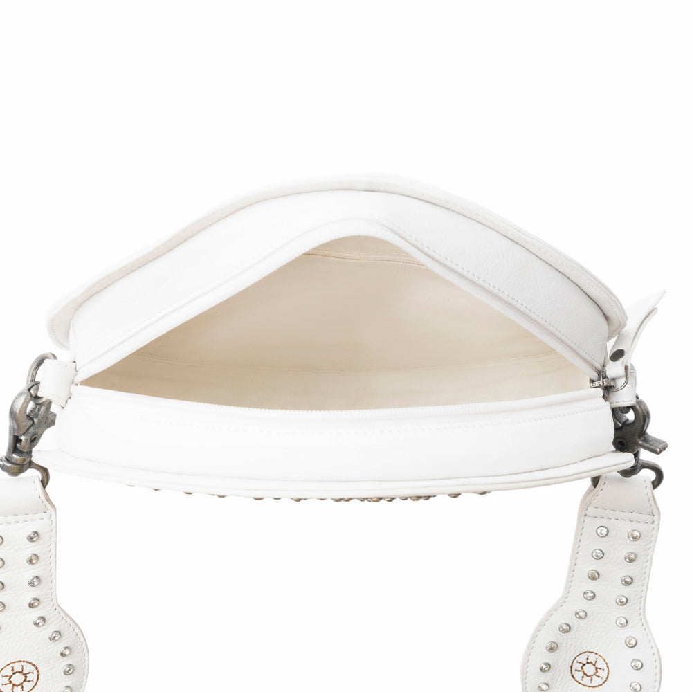 Sparkling Desert Moon Round Bag