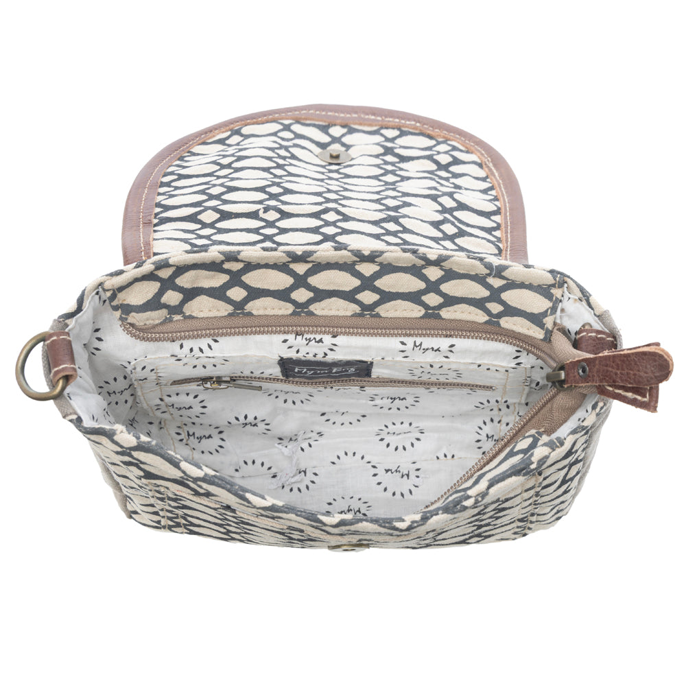 Hairon Flap & Honey Bee Design Small & Cross Body Bag