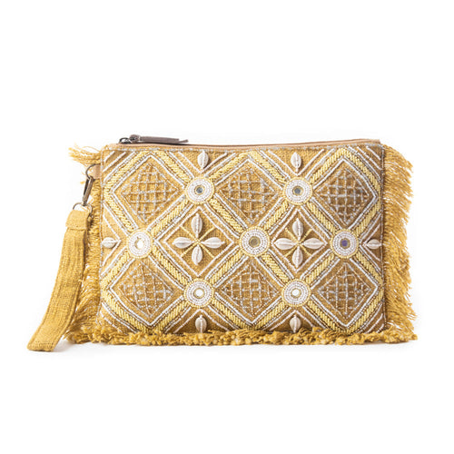 Desert Diamond Pouch In Brown