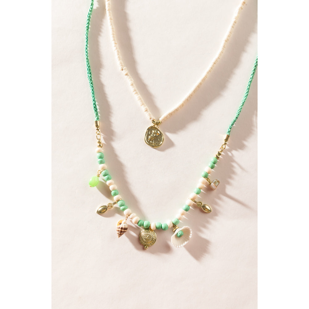 My Treasures Necklace In Green