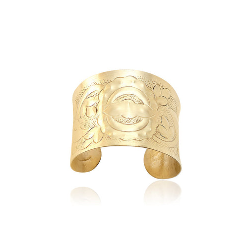 Medallion Sun Cuff Bracelet