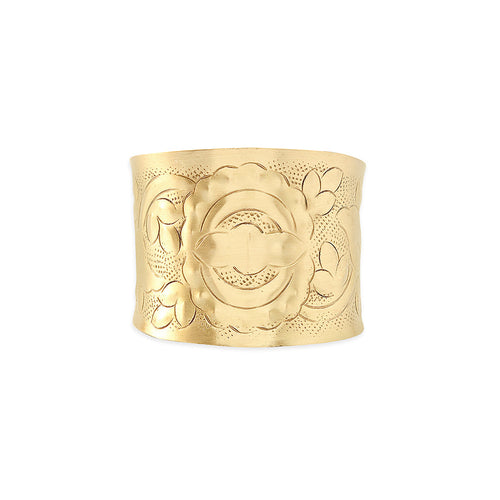 Medallion Sun Cuff Bracelet