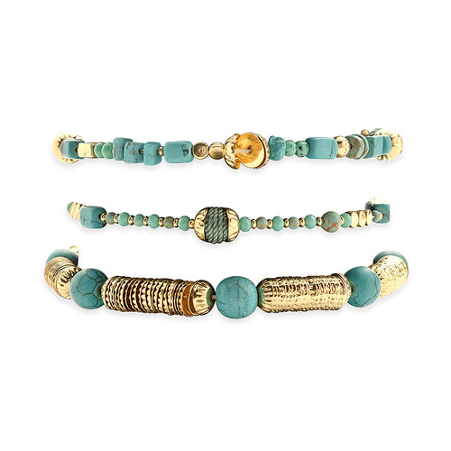 Fox Spring Stacked Bracelet