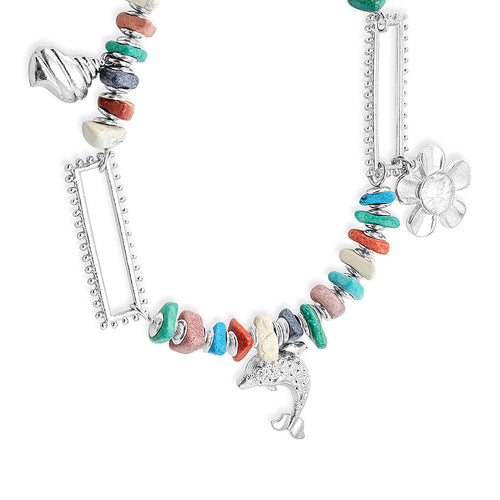 Wildflower Rainbow Bag Charm