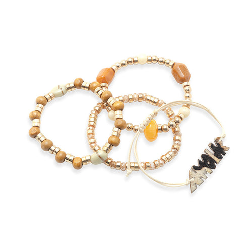 Honey Love Stacked Bracelet