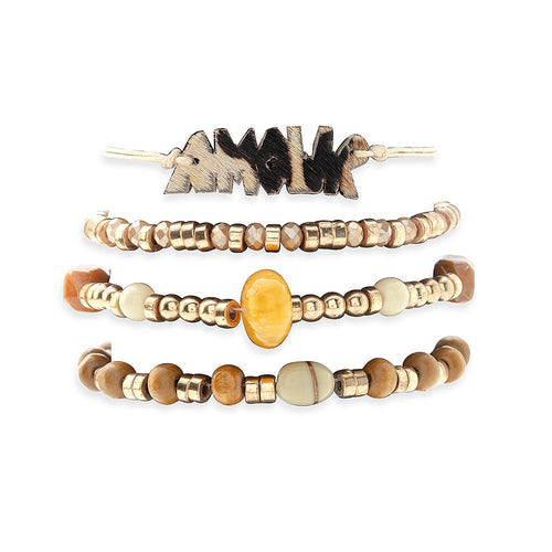 Honey Love Stacked Bracelet
