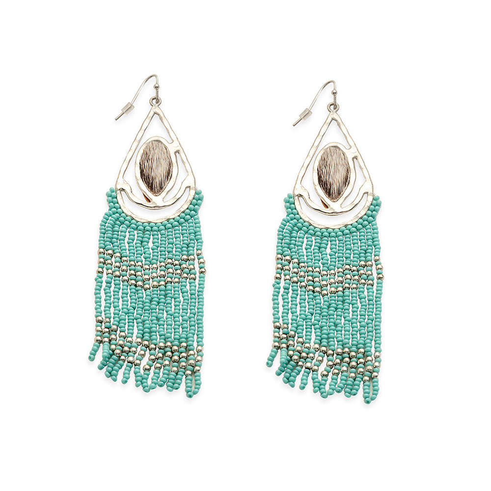 Shields of Protection Beaded Earrings