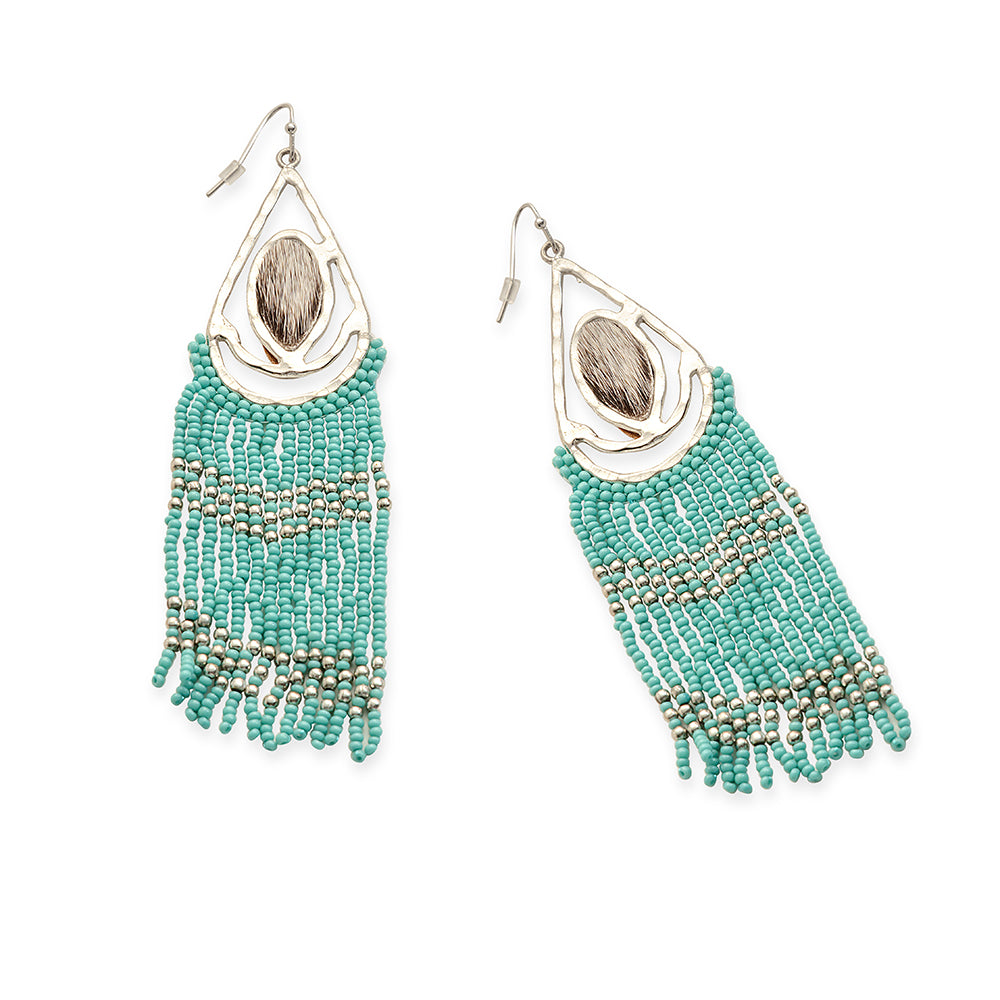 Shields of Protection Beaded Earrings