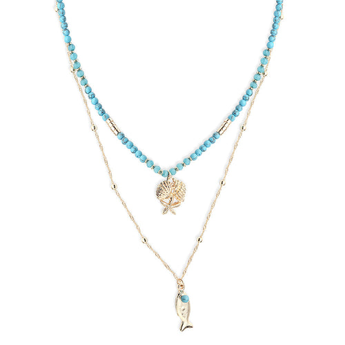 Lagoon Layers Necklace