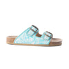 Turquoise & White
