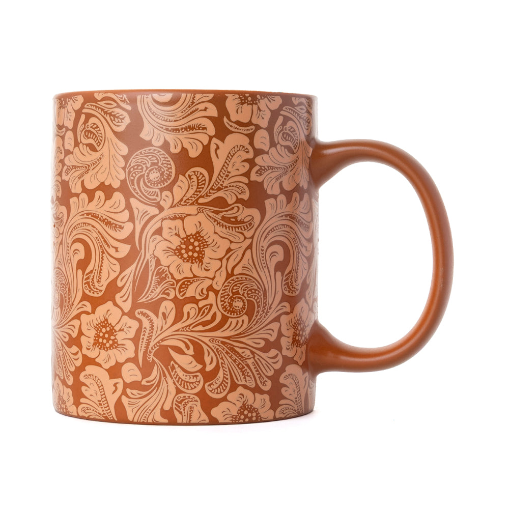 Sippin’ in the South Ceramic Mug in Brown Baroque