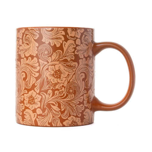 Sippin’ in the South Ceramic Mug in Brown Baroque