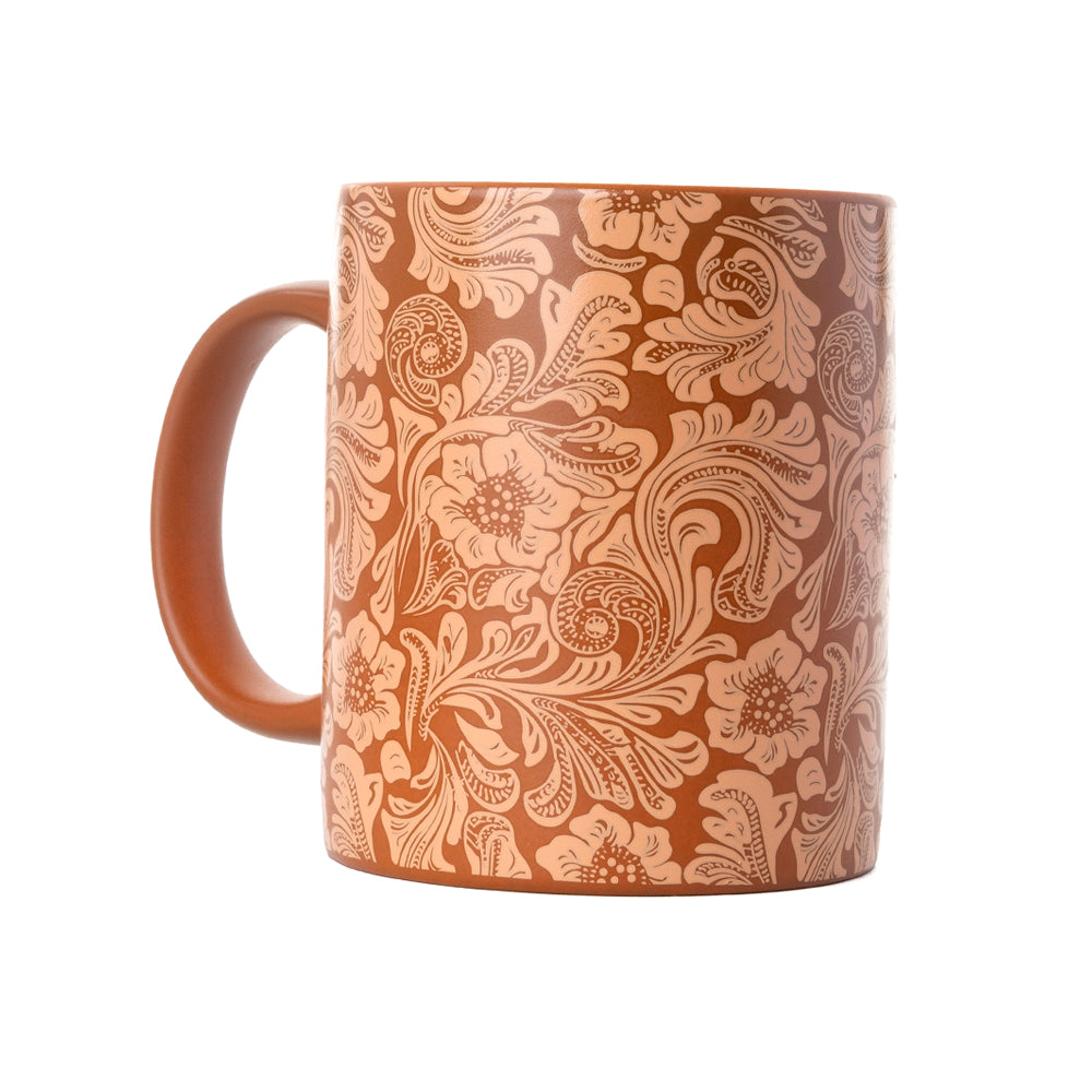 Sippin’ in the South Ceramic Mug in Brown Baroque