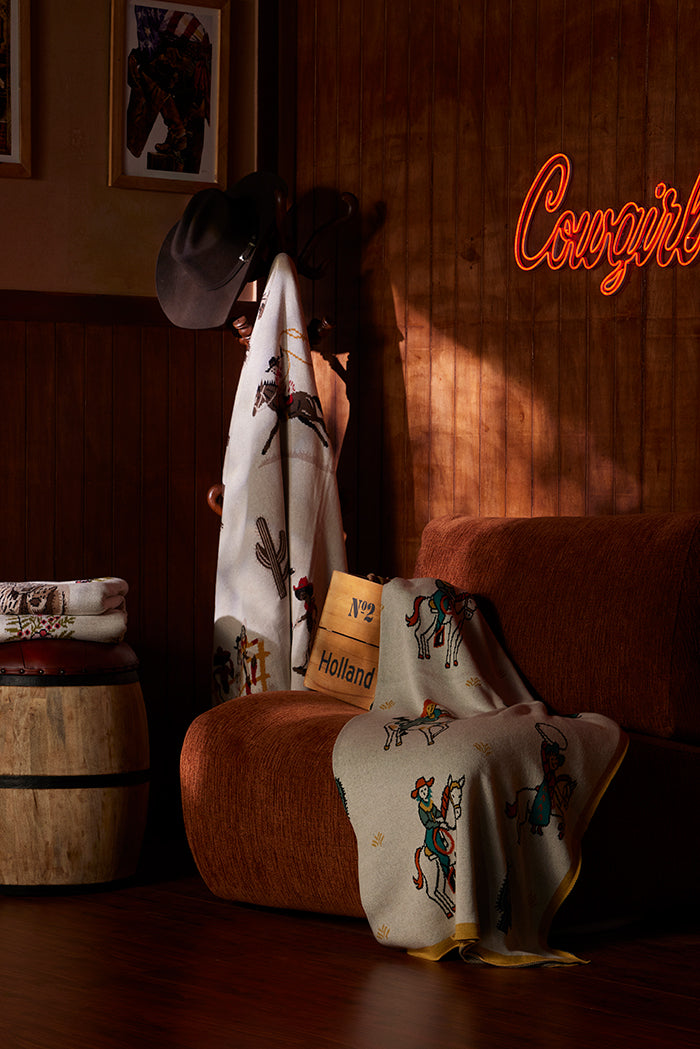 Cowgirl Roundup Throw