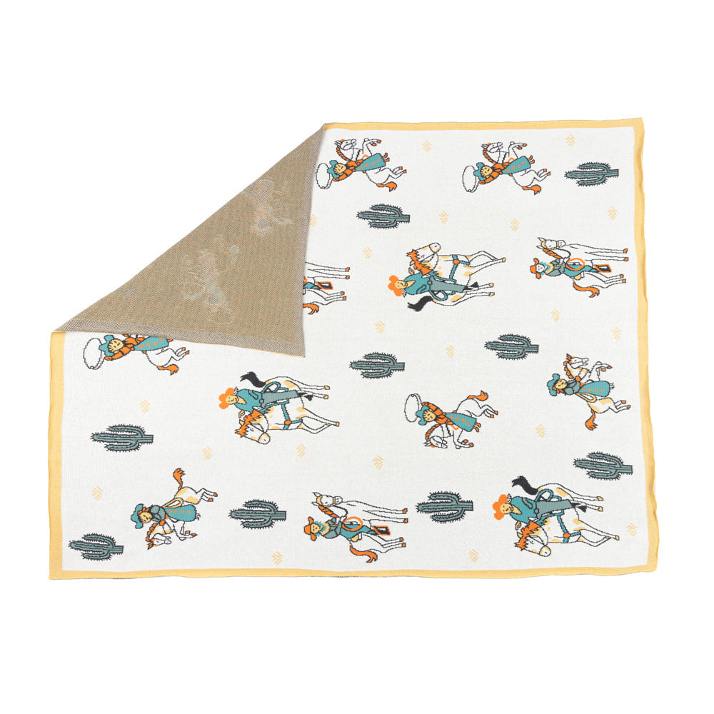 Cowgirl Roundup Throw