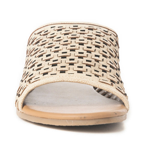 Dawnlace Desert Curve Sandals in  Beige