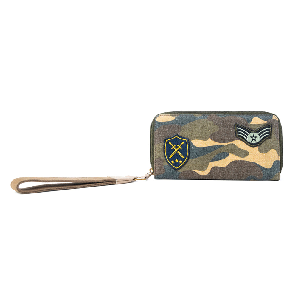 Ranger’s Day Wallet in Moss Camo Green