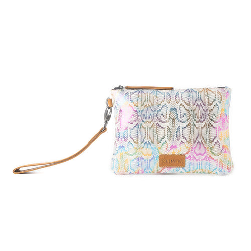 Pastel Fiesta Pouch in Candy White