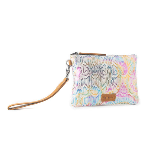 Pastel Fiesta Pouch in Candy White
