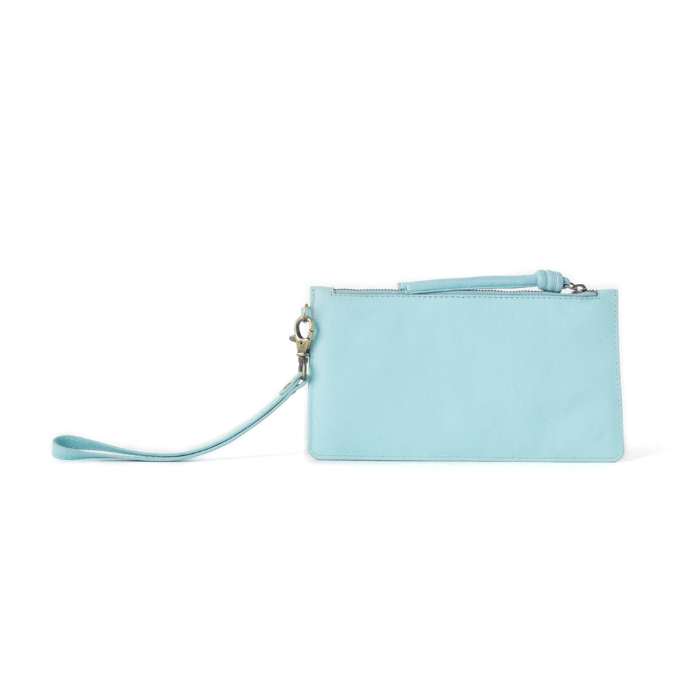 Azure Mesa Leather Wallet Variant Combo