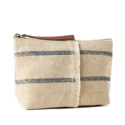 Sierra Loom Pouch in Vintage Beige