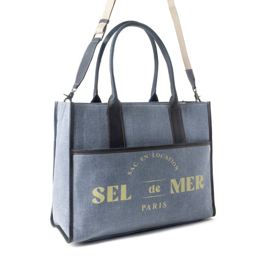 Sel de Mer Tote Bag in Blue