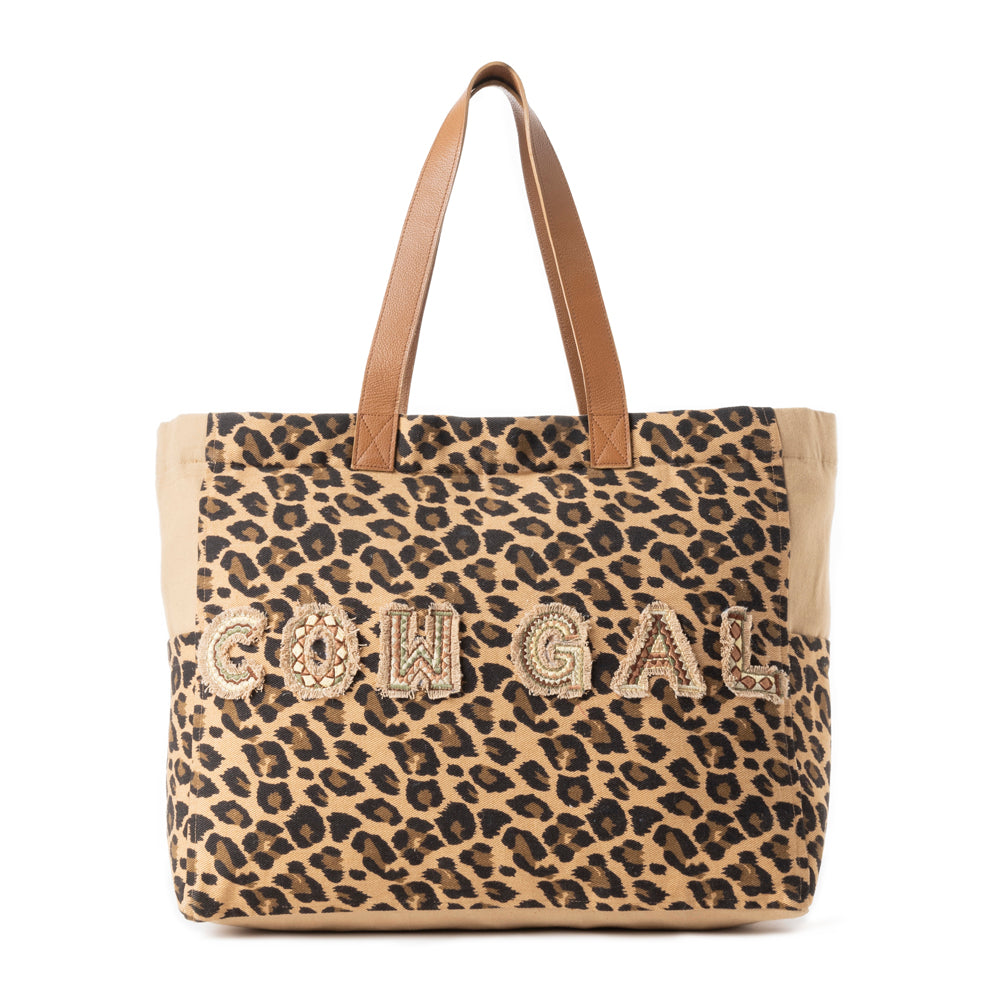Panthera Cowgirl Weekender Bag in Jaguar Print