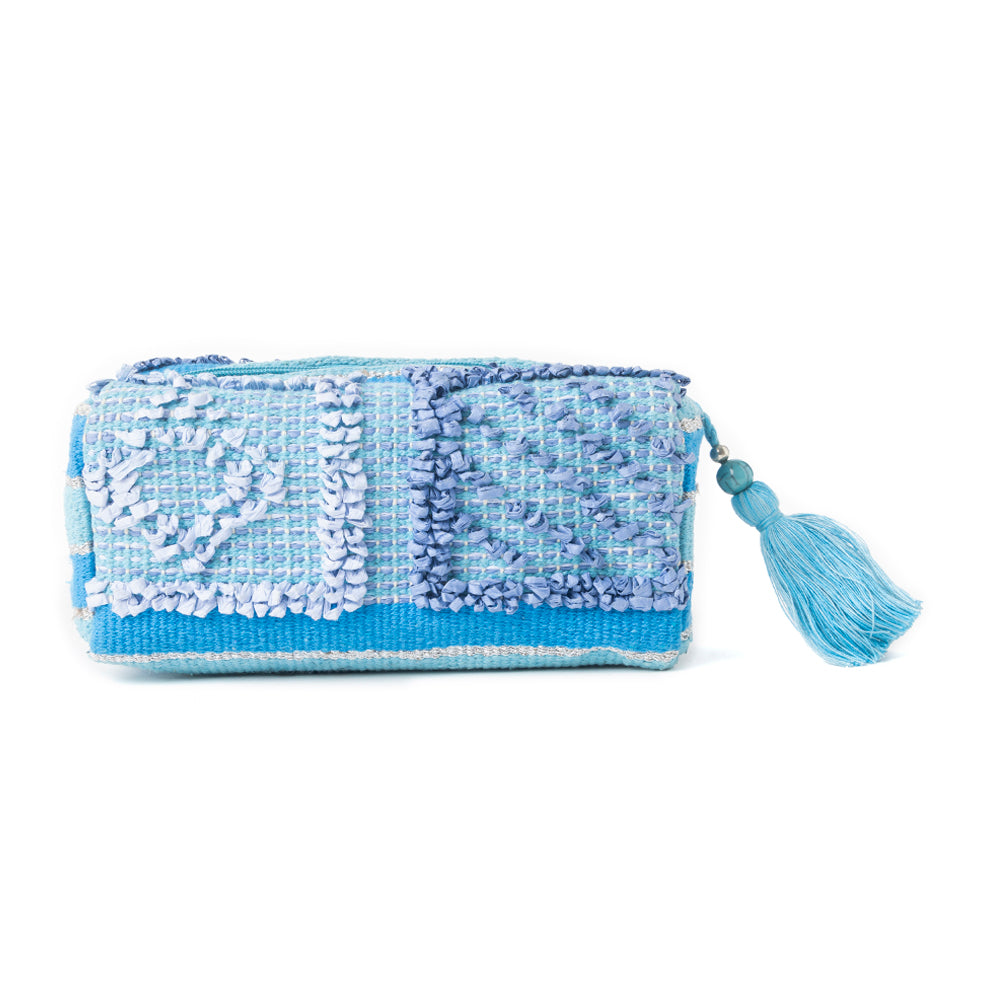 Mirage Drift Canvas Multi-Pouch in Icy Denim