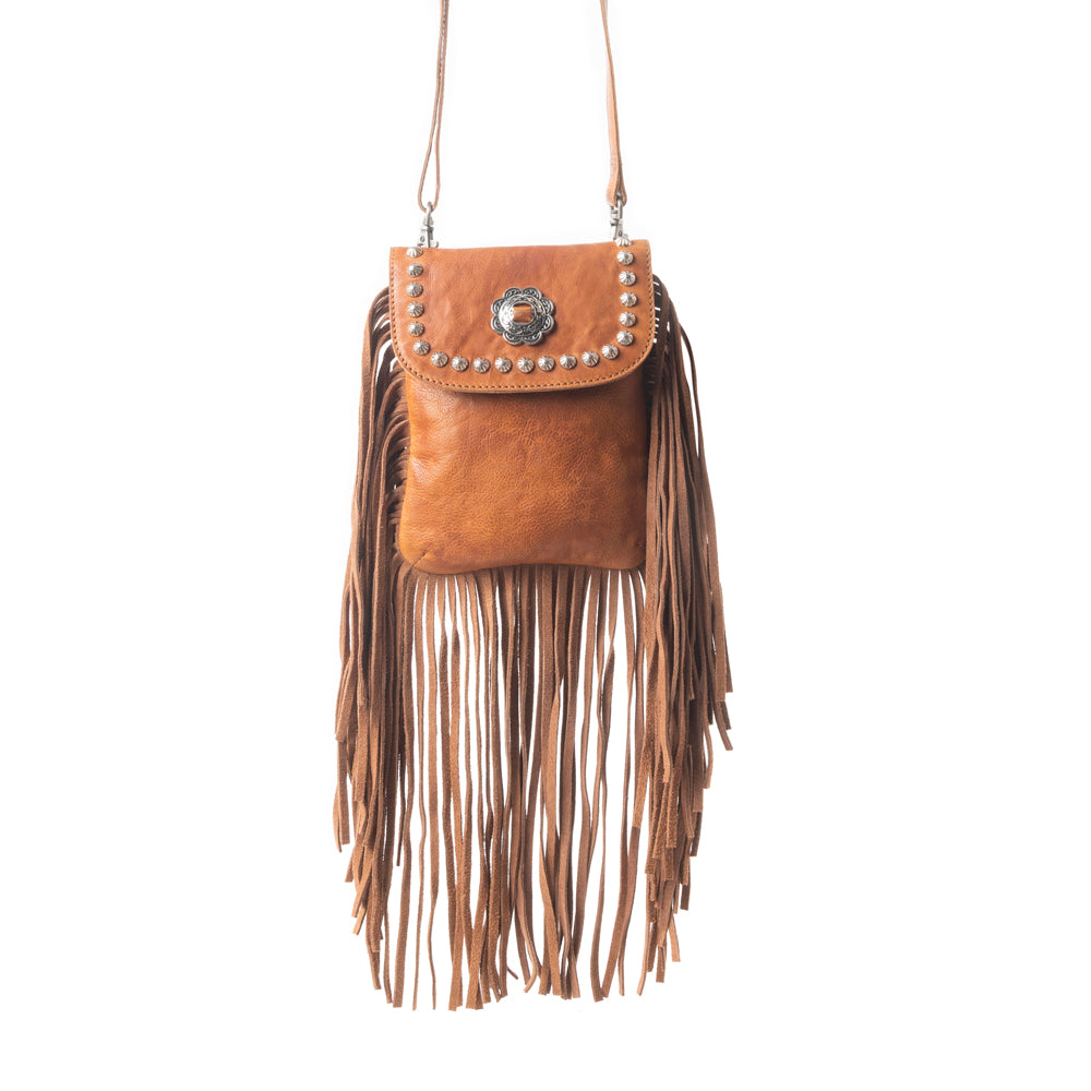 Wild Noir Leather Bag in Tan