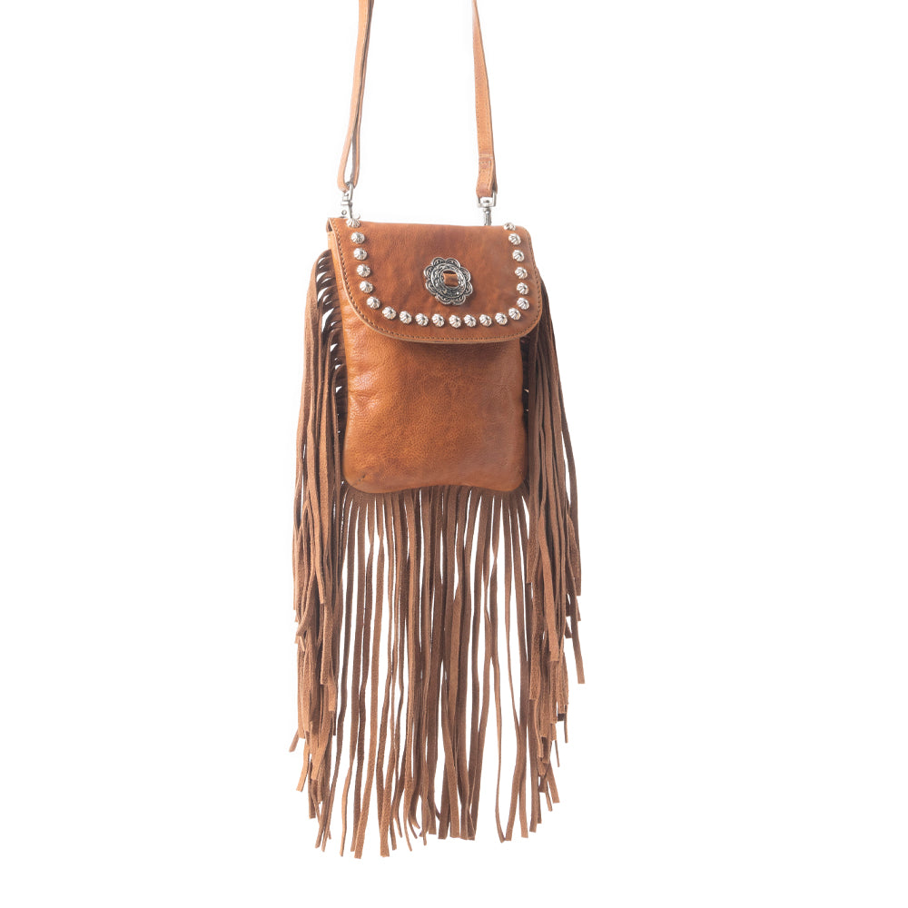 Wild Noir Leather Bag in Tan
