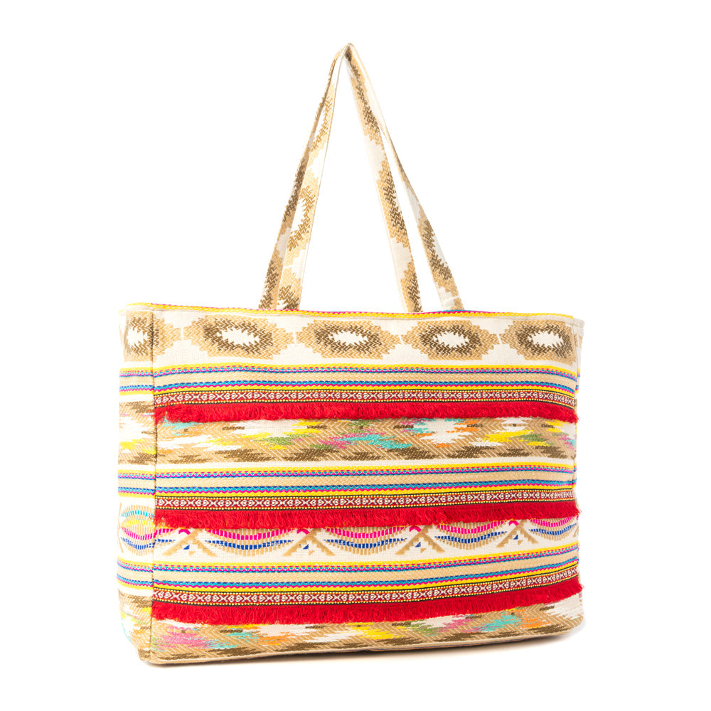 Sundancer Weekender Bag in Crimson Wave