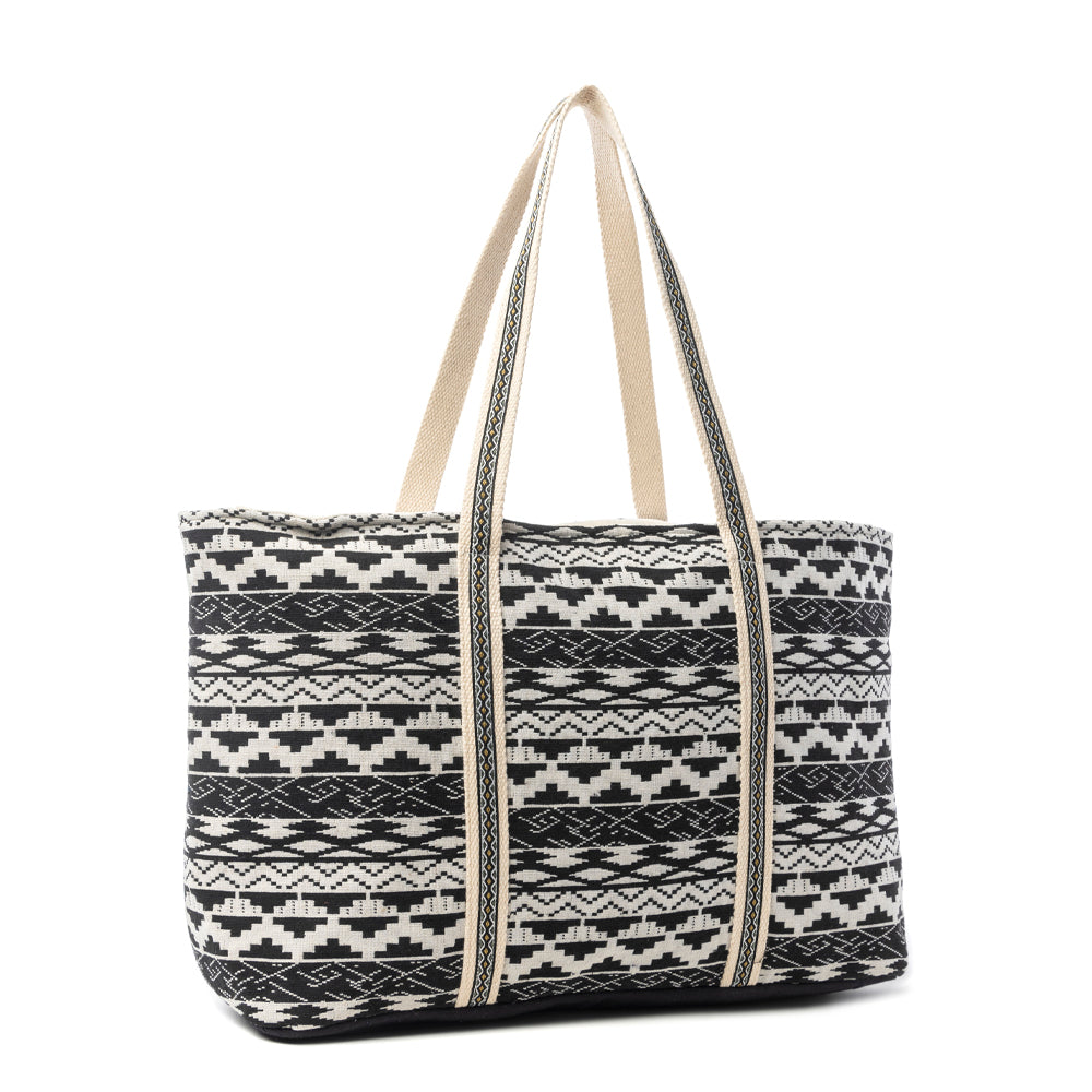 Nocturne Mesa Weekender Bag in Midnight Ivory