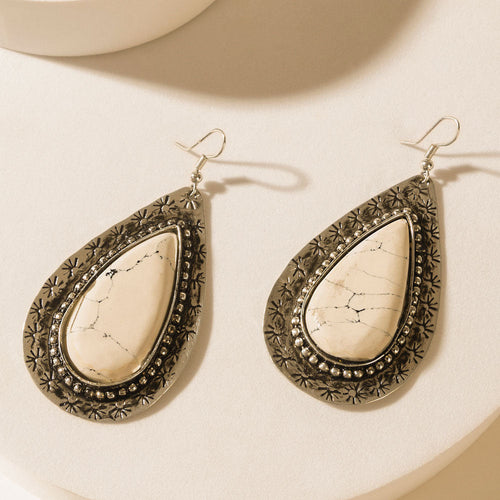 Helena Earrings in Nickel Bloom