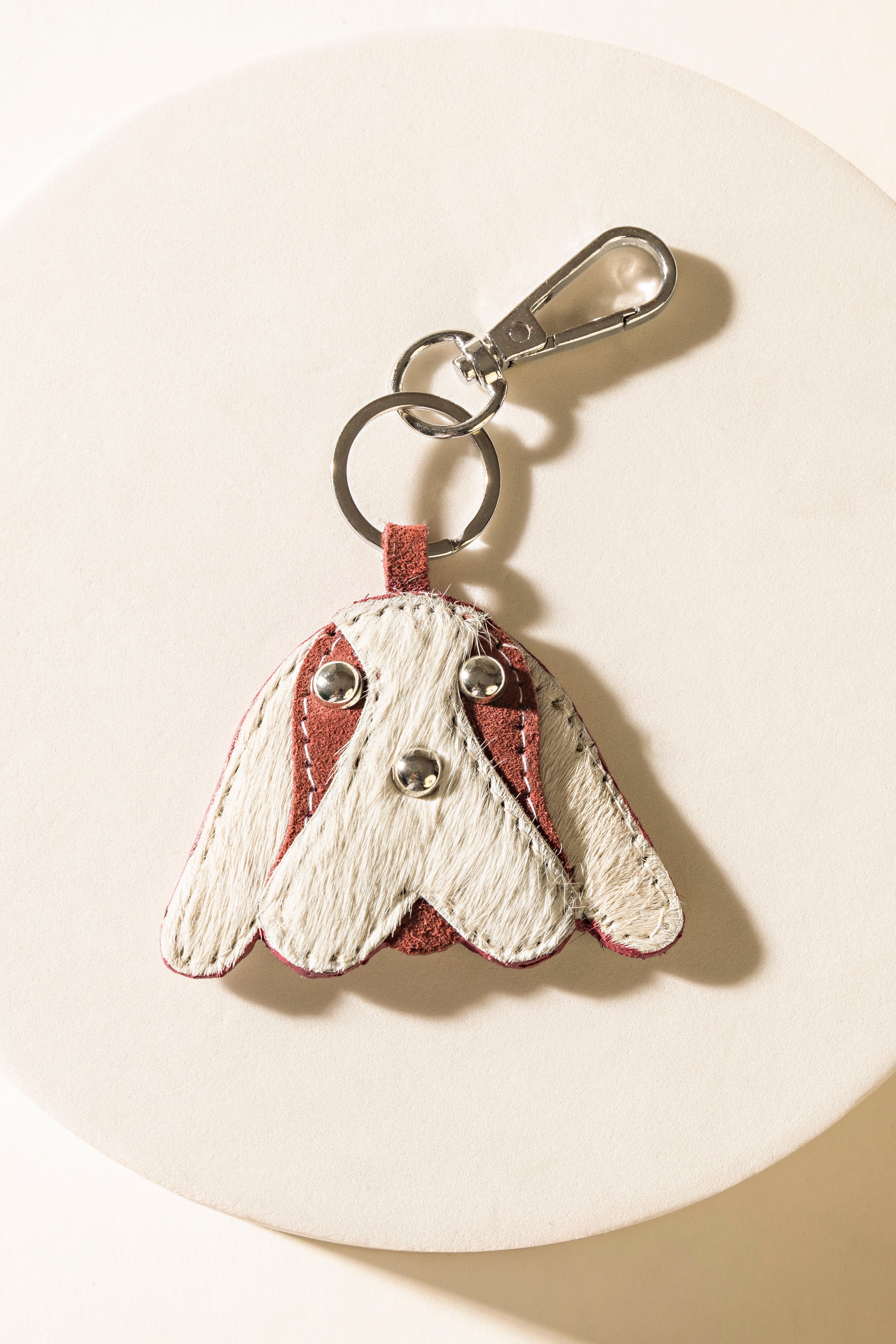 Benny the Beagle Keychain in Vanilla Red