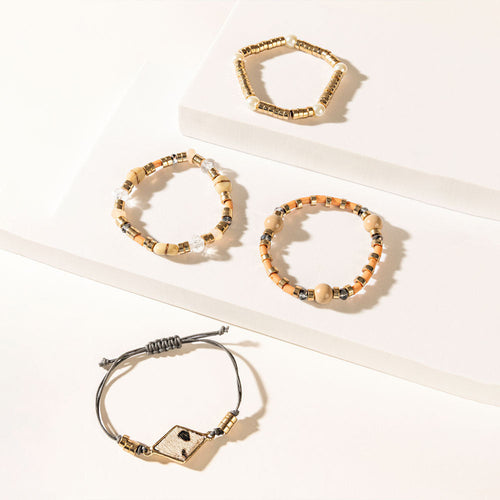 Tiger's Whisper Bracelet in Honey Brown