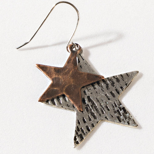 Nova Glimmer Earrings in Moon Silver