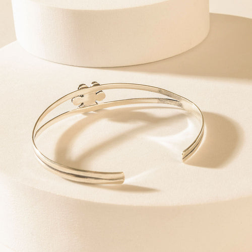 Bloomtrail Cuff in Morning Silver