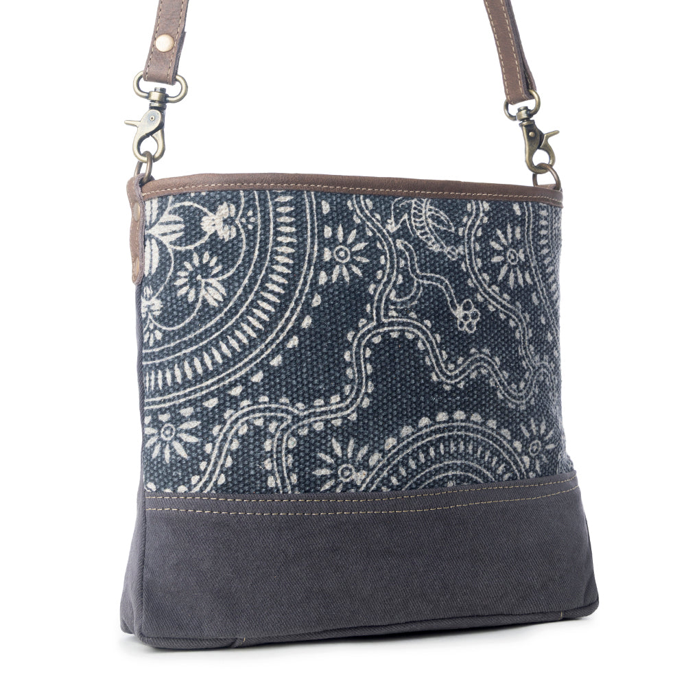 Navy Kilim Shoulder Bag
