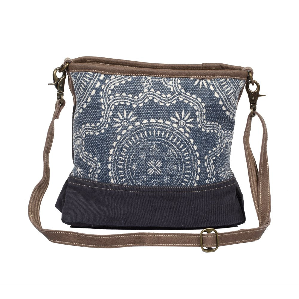 Navy Kilim Shoulder Bag - Myra Bags