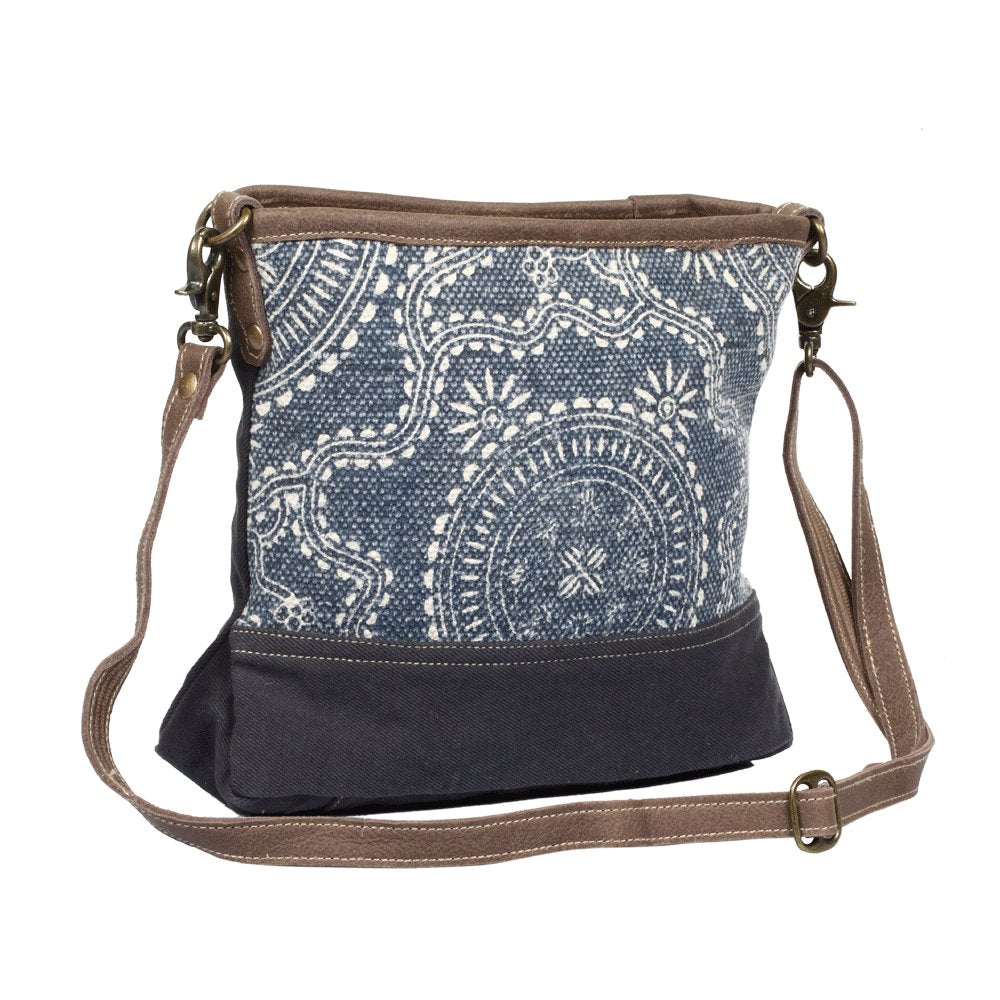 Navy Kilim Shoulder Bag - Myra Bags