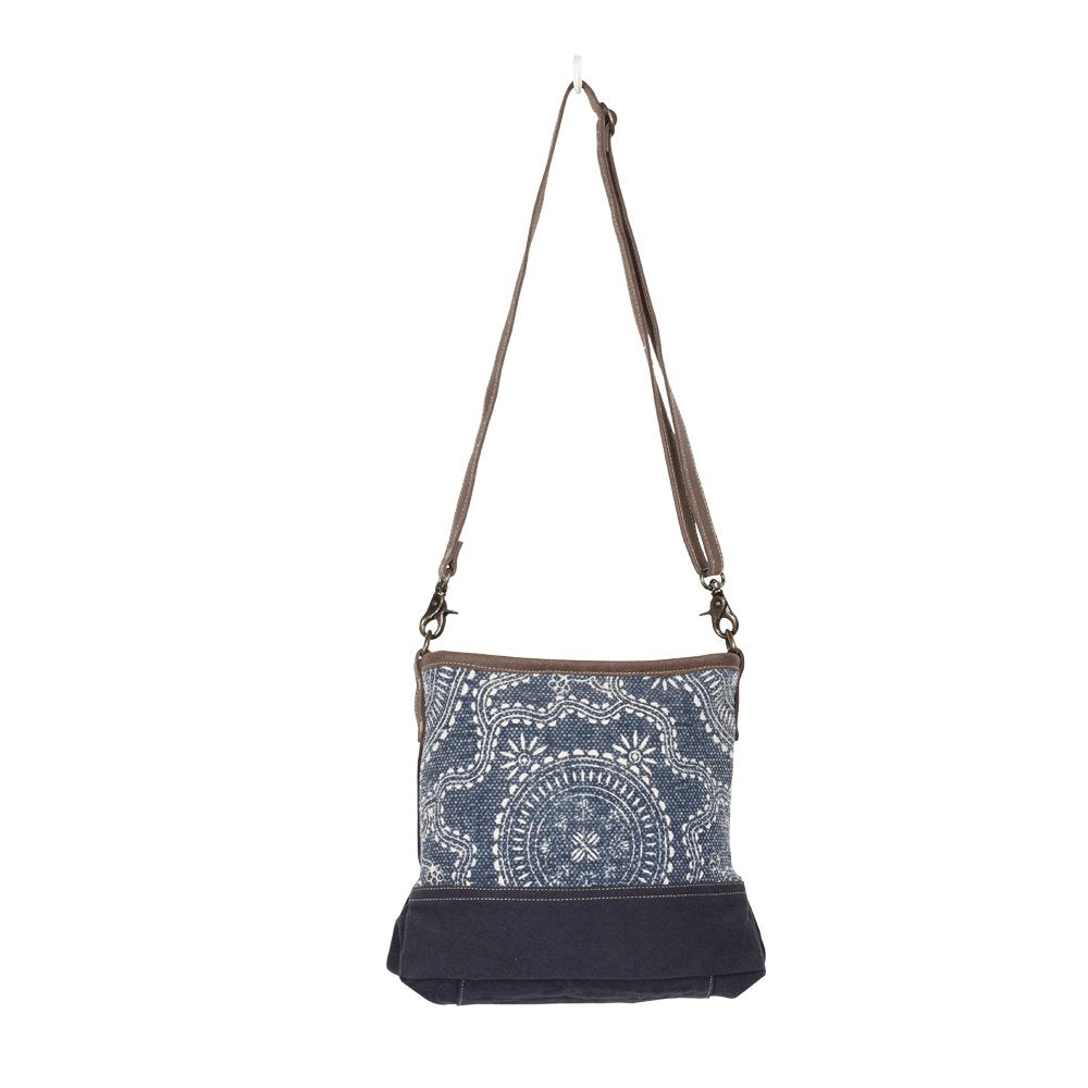 Navy Kilim Shoulder Bag - Myra Bags