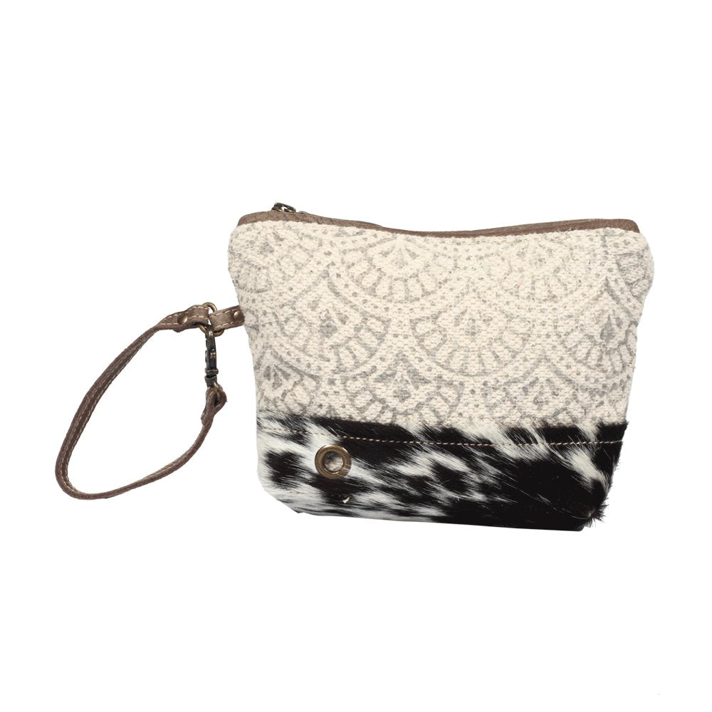 Hoop And Hair-On Strip Pouch