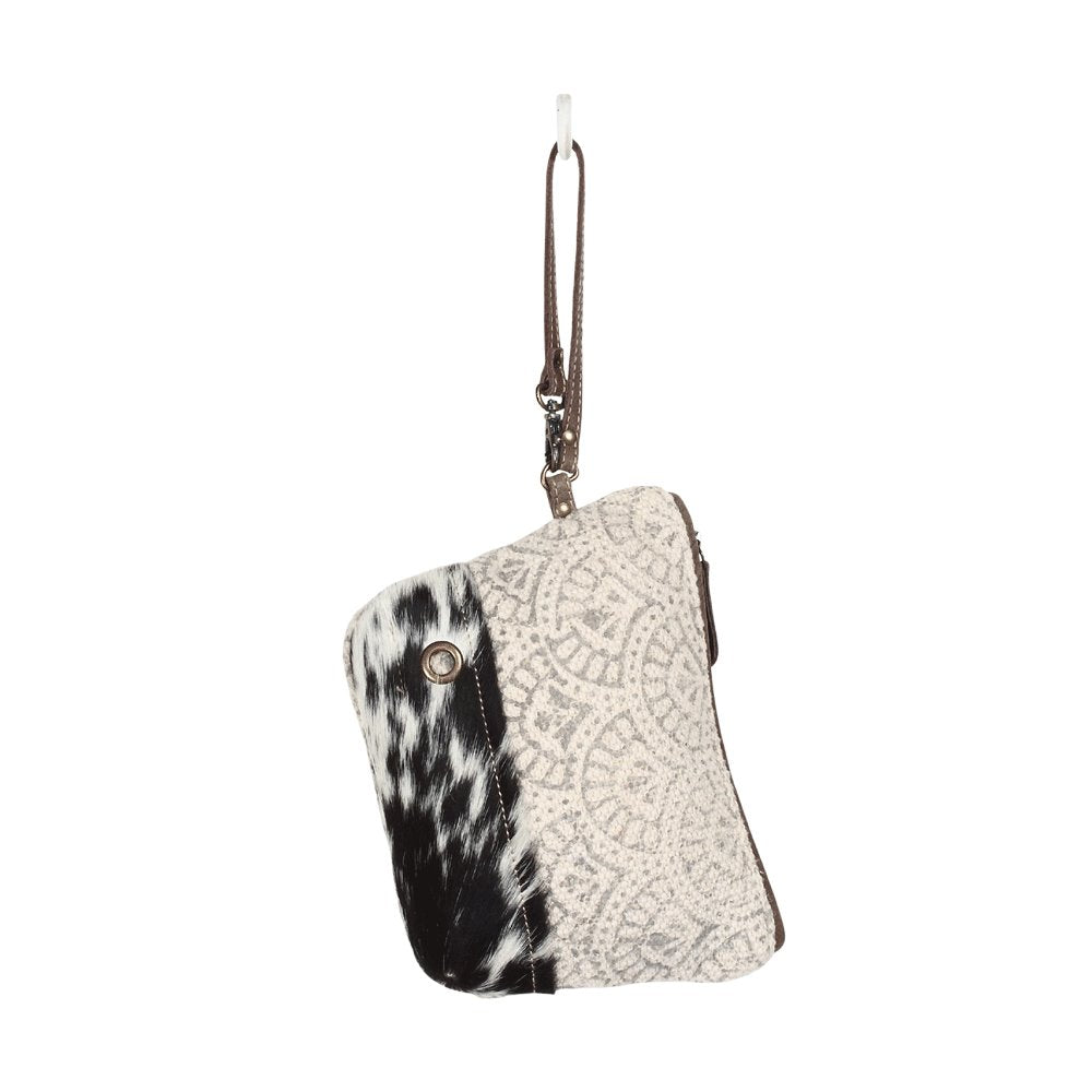 Hoop And Hair-On Strip Pouch