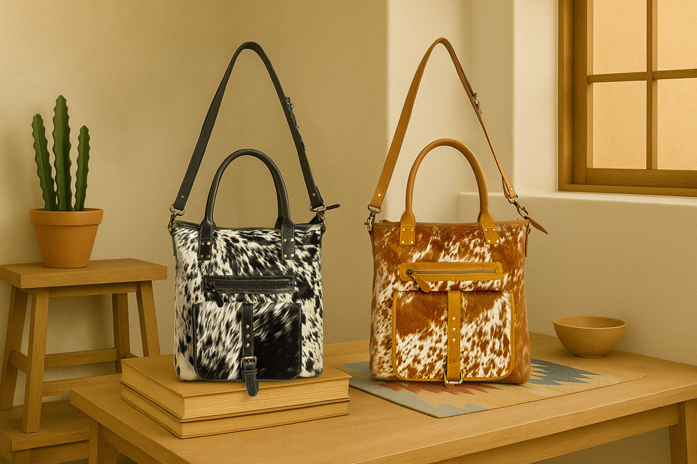 Mesa Maverick Tote Bag in Black & White