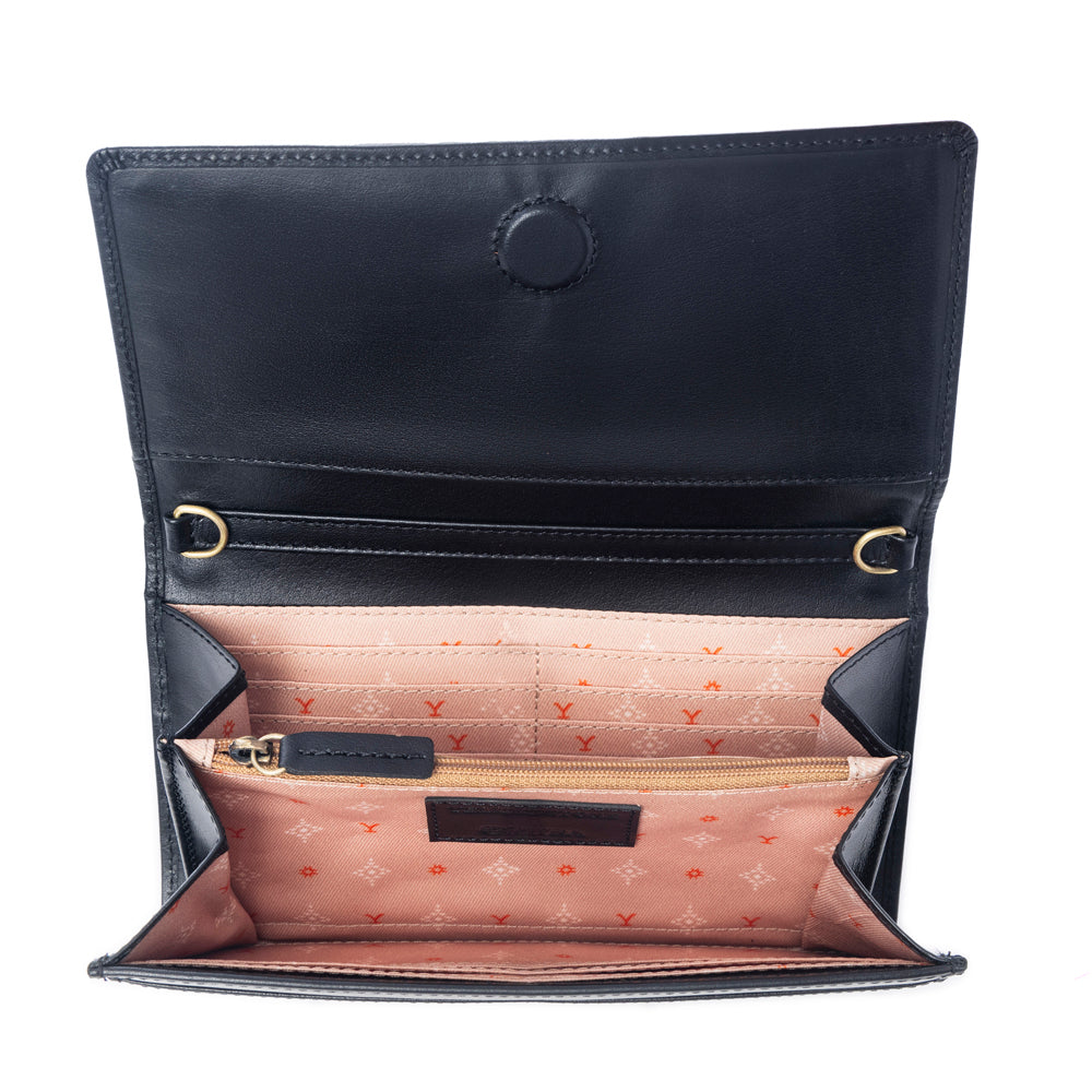 Yellowstone Caldera Leather Wallet with Rivets Variant Combo