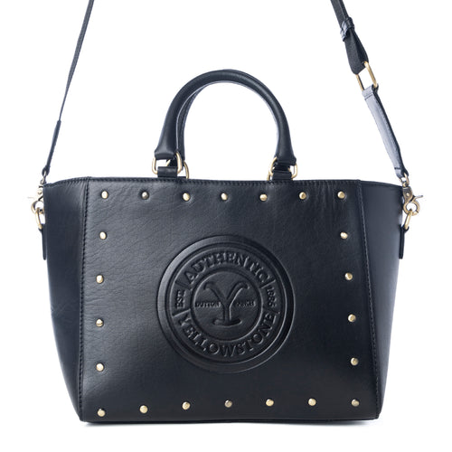 Yellowstone Valley Soul Studded & Embossed Tote Leather Bag Variant Combo