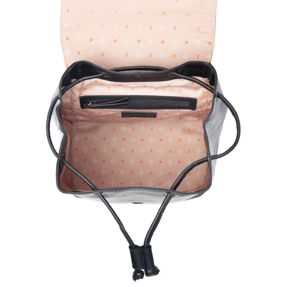 Yellowstone Longhorn Studded Leather Backpack Variant Combo